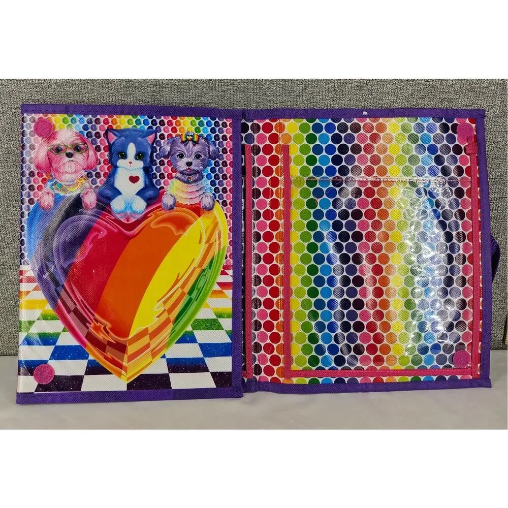 LISA FRANK TIKANNI TRIFOLD PORTFOLIO ART CASE FOLDER - 2020 RELEASE • CASE ONLY